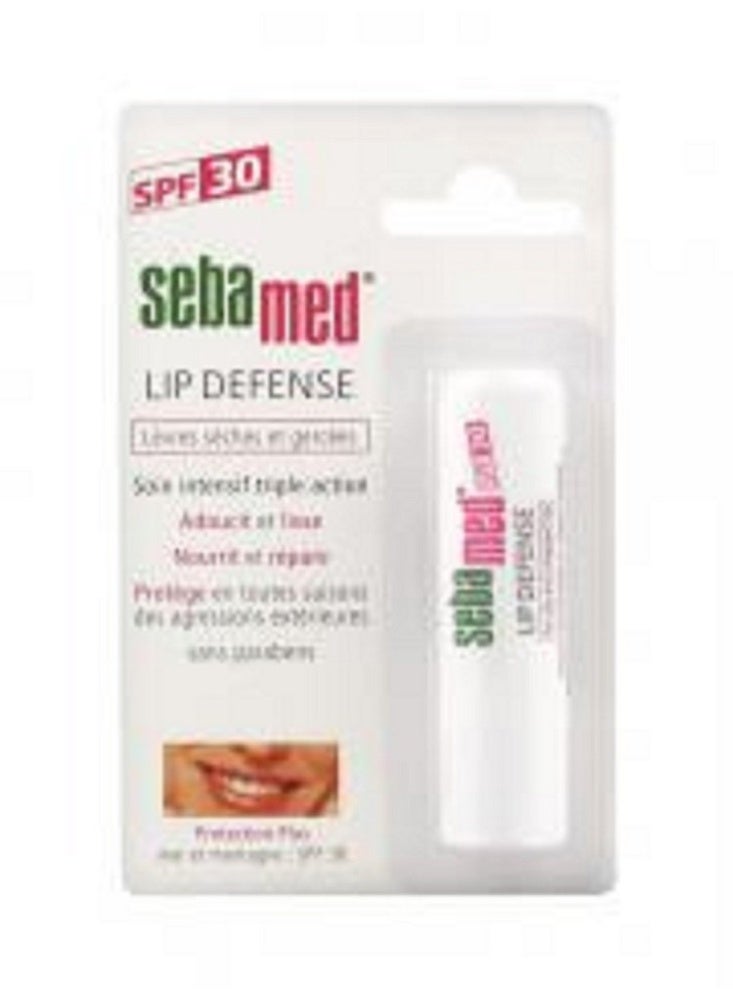 SebaMed SPF 30 Lip Defense Stick, 4.8G And Clear Face Cleansing Foam, 150Ml, Dry Skin - Image 3
